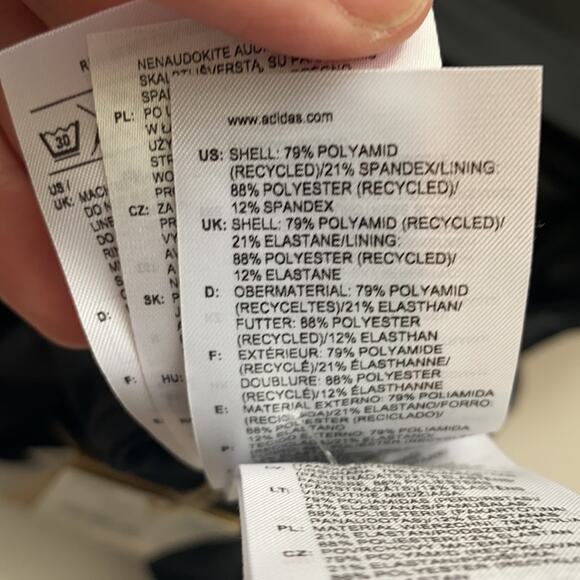 Adidas PrimeBlue One Piece Swimsuit 34B - Picture 12 of 15